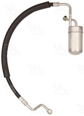 Four Seasons A/C Accumulator with Hose Assembly,A/C Refrigerant Suction Hose P/N:55612 Fits: Ford Thunderbird 88-86, Lincoln Continental 87-86, Lincoln Mark Vii 89-86, Mercury Cougar 88-86 - Image 1