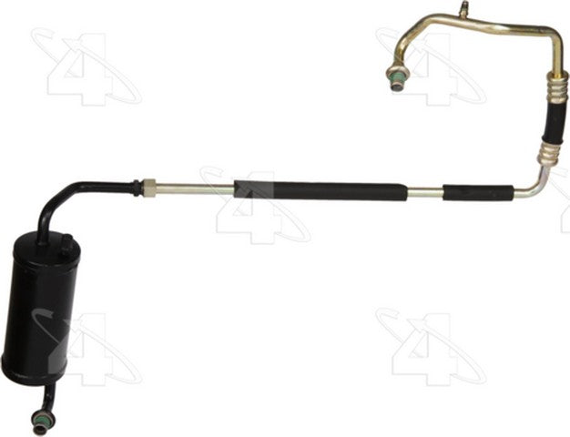 Four Seasons A/C Accumulator with Hose Assembly,A/C Refrigerant Suction Hose P/N:55620 Fits: Ford Taurus 93-89 - Image 1