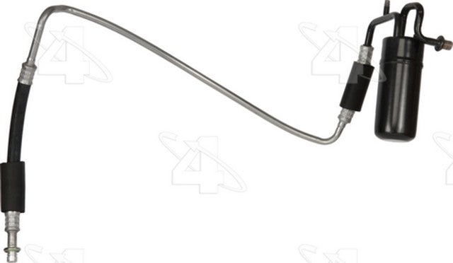 Four Seasons A/C Accumulator with Hose Assembly,A/C Refrigerant Suction Hose P/N:55623 Fits: Ford Taurus 93-92, Mercury Sable 93-92 - Image 1