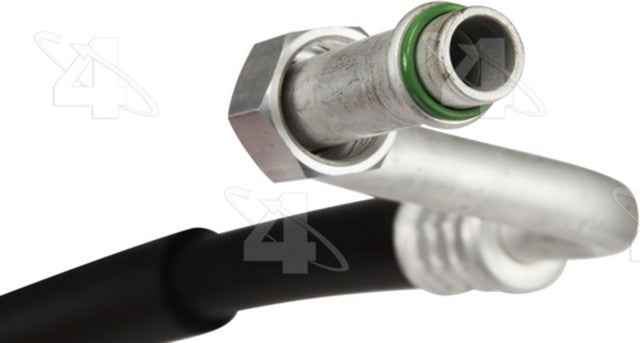 Four Seasons A/C Accumulator with Hose Assembly,A/C Refrigerant Suction Hose P/N:55636 Fits: Ford Thunderbird 1986, Mercury Capri 1986, Mercury Cougar 1986 - Image 2