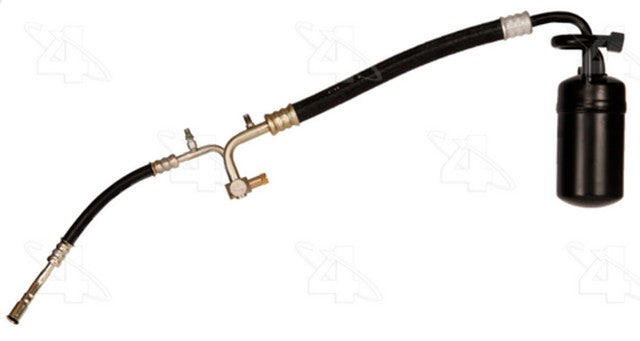Four Seasons A/C Accumulator with Hose Assembly,A/C Refrigerant Suction Hose P/N:55664 Fits: Ford Mustang 93-89 - Image 1
