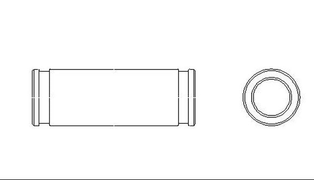 Better Brake Parts Disc Brake Caliper Pin Sleeve P/N:56004 Fits: Ford Aspire 97-94, Ford Festiva 93-88, Kia Sephia 01-98, Kia Spectra 04-00, Mitsubishi Montero Sport 04-97, Pontiac Vibe 06-03, Toyota Celica 05-00, Toyota Matrix 07-03, Toyota Rav4 05-04 - Image 1