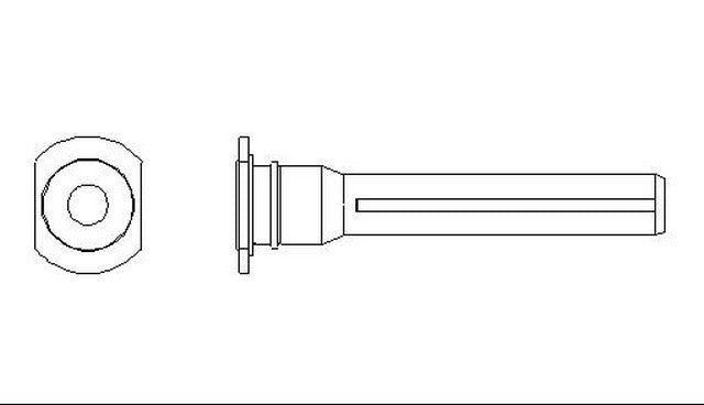 Better Brake Parts Disc Brake Caliper Bolt,Disc Brake Caliper Pin P/N:56062 Fits: Acura Mdx, Acura Rl, Acura Rlx, Acura Tl, Acura Tlx, Acura Zdx, Buick Enclave, Cadillac Xt5, Cadillac Xt6, Chevrolet Blazer - Image 1