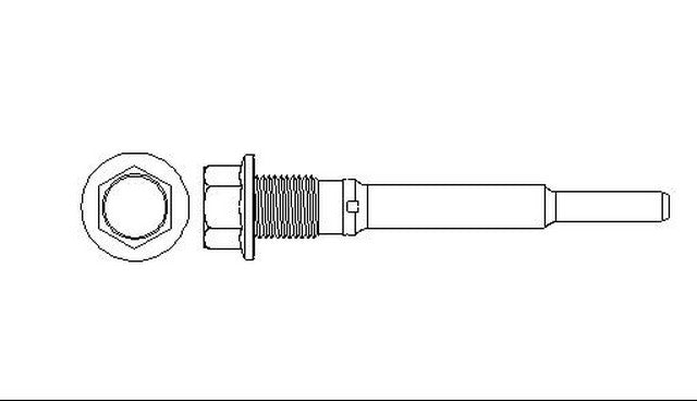 Better Brake Parts Disc Brake Caliper Pin P/N:56074 Fits: Cadillac Deville, Cadillac Dts, Cadillac Escalade, Cadillac Escalade Esv, Cadillac Escalade Ext, Chevrolet Astro, Chevrolet Avalanche 1500, Chevrolet Avalanche 2500, Chevrolet Express 1500 - Image 1
