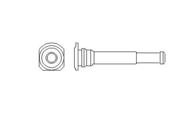 Better Brake Parts Disc Brake Caliper Bolt P/N:56084 Fits: Ford Windstar 03-99 - Image 1