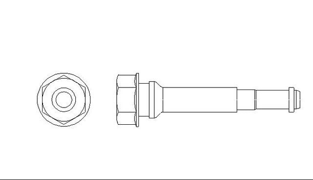 Better Brake Parts Disc Brake Caliper Bolt,Disc Brake Caliper Pin P/N:56102 Fits: Acura Mdx, Ford Fusion, Honda Odyssey, Lexus Lx470, Lincoln Mkz, Lincoln Zephyr, Mazda 6, Mazda Miata, Mazda Mx-5 Miata, Mazda Protege - Image 1