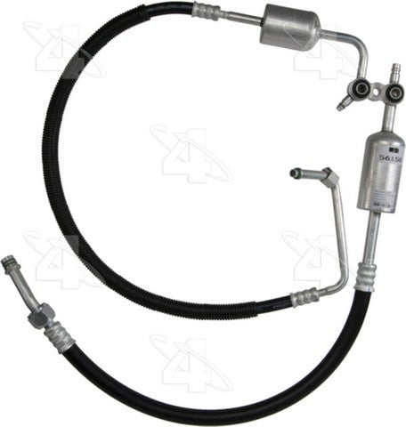 Four Seasons A/C Refrigerant Discharge / Suction Hose Assembly P/N:56156 Fits: Cadillac Escalade, Chevrolet C1500, Chevrolet C1500 Suburban, Chevrolet C2500, Chevrolet C2500 Suburban, Chevrolet C35, Chevrolet C3500, Chevrolet C3500hd, Chevrolet K1500 - Image 1