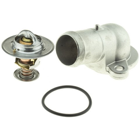Motorad Engine Coolant Thermostat Housing Assembly P/N:5617KTFS Fits: Ford Crown Victoria 08-00, Ford Explorer 05-02, Ford Mustang 04-02, Lincoln Town Car 07-01, Mercury Grand Marquis 08-01, Mercury Mountaineer 05-02 - Image 1