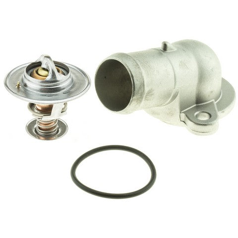 Motorad Engine Coolant Thermostat Housing Assembly P/N:5617KT Fits: Ford Crown Victoria 08-00, Ford Explorer 05-02, Ford Mustang 04-02, Lincoln Town Car 07-01, Mercury Grand Marquis 08-01, Mercury Mountaineer 05-02 - Image 1