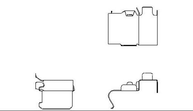Better Brake Parts Disc Brake Caliper Pin Boot,Disc Brake Pad Retaining Clip P/N:56187 Fits: Acura Mdx, Cadillac Cts, Chrysler Conquest, Honda Odyssey, Honda Passport, Infiniti Q45, Isuzu Axiom, Isuzu Rodeo, Isuzu Rodeo Sport, Lexus Gx460 - Image 1
