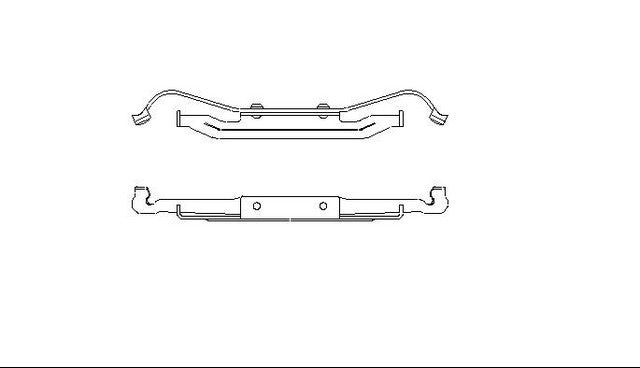 Better Brake Parts Disc Brake Caliper Support Spring P/N:56213 Fits: Ford Expedition 06-03, Lincoln Navigator 06-03 - Image 1