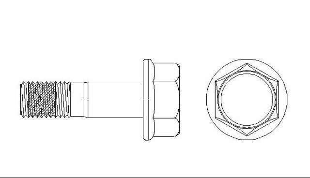 Better Brake Parts Disc Brake Caliper Bolt,Disc Brake Caliper Pin Bolt P/N:56231 Fits: Acura Rl, Buick Allure, Buick Lacrosse, Buick Lucerne, Cadillac Dts, Cadillac Escalade, Chevrolet Avalanche 1500, Chevrolet Cobalt, Chevrolet Express 1500 - Image 1