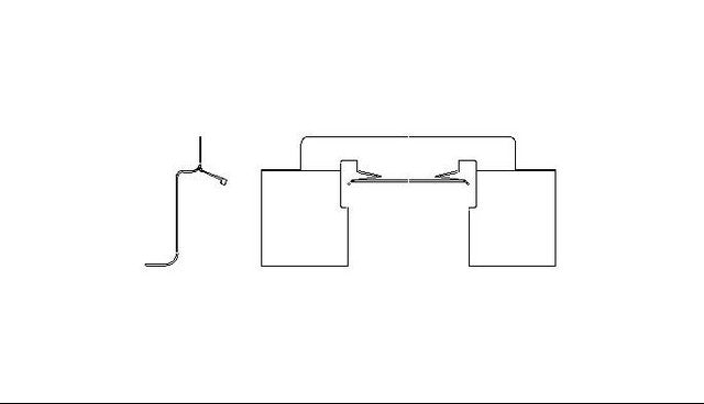 Better Brake Parts Disc Brake Pad Retaining Clip P/N:56239 Fits: Chrysler Pt Cruiser 09-03, Dodge Neon 05-03 - Image 1