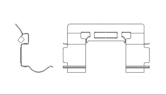 Better Brake Parts Disc Brake Pad Retaining Clip P/N:56248 Fits: Dodge Dakota 04-03 - Image 1