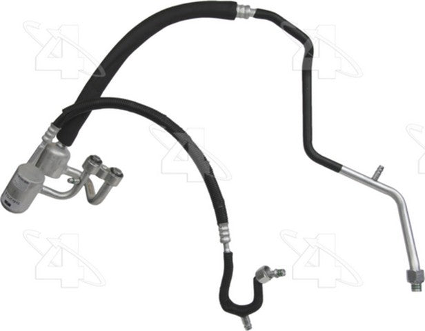 Four Seasons A/C Refrigerant Discharge / Suction Hose Assembly P/N:56251 Fits: Buick Lesabre 99-96, Buick Park Avenue 1996, Oldsmobile 88 99-96, Oldsmobile 98 1996, Oldsmobile Lss 99-96, Oldsmobile Regency 98-97, Pontiac Bonneville 99-96 - Image 1