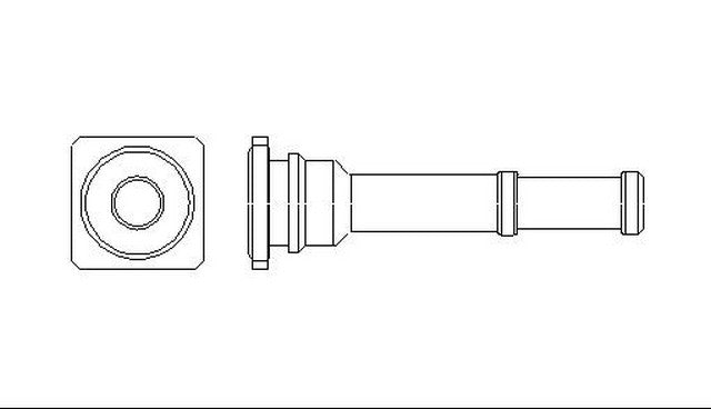 Better Brake Parts Disc Brake Caliper Bolt P/N:56271 Fits: Ford Freestar 07-04, Mercury Monterey 07-04 - Image 1