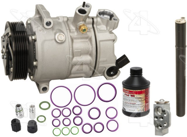 Four Seasons A/C Compressor Kit P/N:5628NK Fits: Audi A3, Audi A3 Quattro, Audi Tt, Volkswagen Beetle, Volkswagen Bora, Volkswagen Eos, Volkswagen Gli, Volkswagen Golf, Volkswagen Golf City, Volkswagen Golf R, Volkswagen Gti, Volkswagen Jetta - Image 1