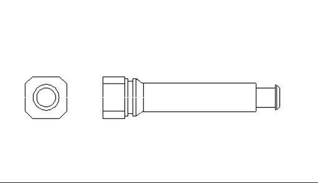 Better Brake Parts Disc Brake Caliper Bolt,Disc Brake Caliper Pin P/N:56291 Fits: Buick Allure, Buick Lacrosse, Buick Lucerne, Cadillac Dts, Chevrolet Colorado, Chevrolet Impala, Chevrolet Impala Limited, Chevrolet Monte Carlo, GMC Canyon, Isuzu I-280 - Image 1
