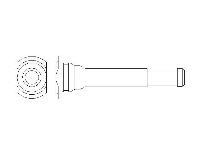 Better Brake Parts Disc Brake Caliper Bolt P/N:56303 Fits: Buick Enclave, Buick Rainier, Cadillac Srx, Chevrolet Colorado, Chevrolet Trailblazer, Chevrolet Trailblazer Ext, Chevrolet Traverse, Dodge Sprinter 3500, Ford F-150, Freightliner Sprinter 3500 - Image 1