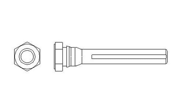 Better Brake Parts Disc Brake Caliper Bolt P/N:56363 Fits: Acura Ilx, Acura Rdx, Acura Rlx, Acura Tlx, Honda Accord, Honda Accord Crosstour, Honda Civic, Honda Clarity, Honda Crosstour, Honda Cr-v - Image 1