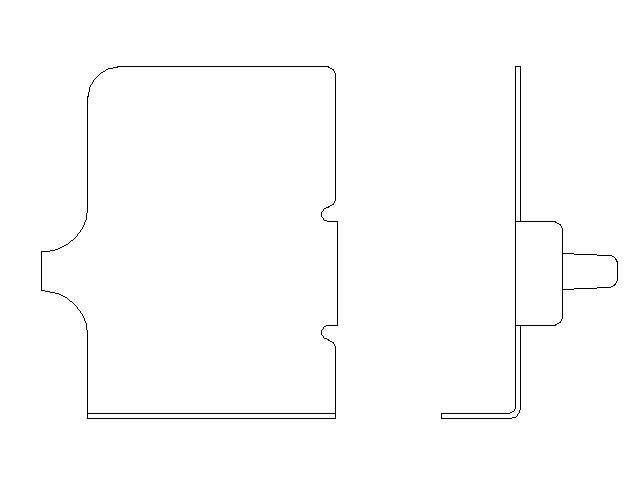 Better Brake Parts Disc Brake Pad Retaining Clip P/N:56365 Fits: Ford Fusion 12-06, Lincoln Mkz 12-07, Lincoln Zephyr 2006, Mazda 6 13-06, Mercury Milan 11-06 - Image 1