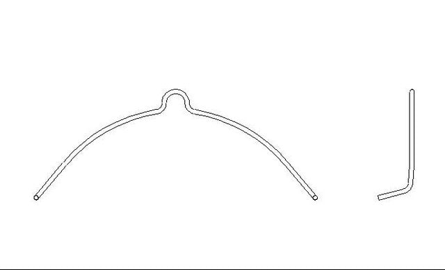 Better Brake Parts Disc Brake Pad Spring P/N:56370 Fits: Ford F-150 09-04, Lincoln Mark Lt 08-06 - Image 1