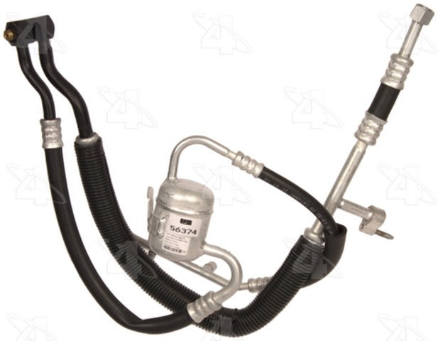 Four Seasons A/C Refrigerant Discharge / Suction Hose Assembly P/N:56374 Fits: Ford Expedition 1997 - Image 4
