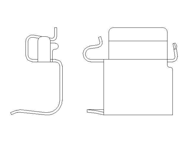 Better Brake Parts Disc Brake Pad Retaining Clip P/N:56379 Fits: Toyota Highlander 07-01 - Image 1