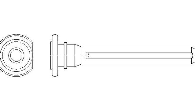Better Brake Parts Disc Brake Caliper Bolt,Disc Brake Caliper Pin P/N:56389 Fits: Lexus Rx330, Lexus Rx350, Lexus Rx400h, Mazda Cx-5, Nissan Juke, Nissan Maxima, Nissan Rogue, Nissan Rogue Select, Nissan Rogue Sport - Image 1