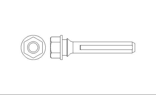 Better Brake Parts Disc Brake Caliper Bolt P/N:56391 Fits: Toyota Rav4 07-06 - Image 1