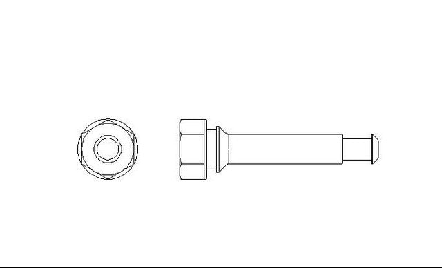 Better Brake Parts Disc Brake Caliper Bolt P/N:56404 Fits: Hyundai Sonata 10-06, Kia Sportage 10-05 - Image 1