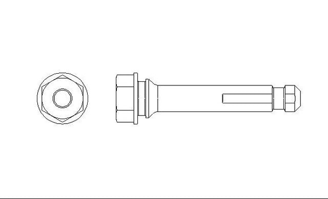 Better Brake Parts Disc Brake Caliper Bolt P/N:56417 Fits: Toyota Sienna 24-21, Toyota Tacoma 15-05 - Image 1