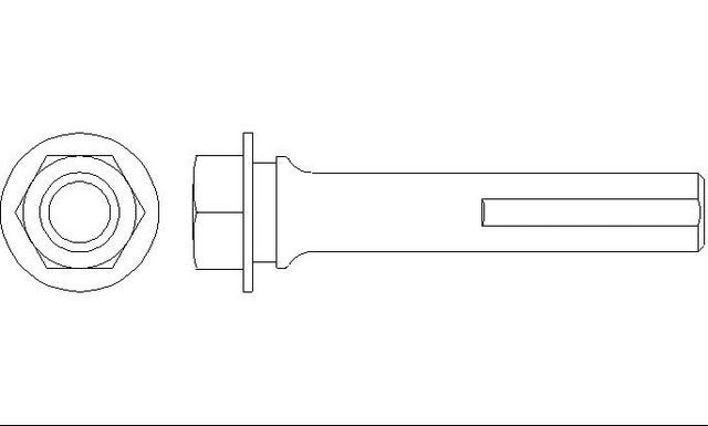 Better Brake Parts Disc Brake Caliper Bolt P/N:56523 Fits: Cadillac Cts 14-08, Jeep Cherokee 23-14, Lexus Rx350 24-23, Lexus Rx350h 24-23, Lexus Tx350 2024, Toyota Grand Highlander 2024, Toyota Highlander 24-20, Toyota Sequoia 24-23, Toyota Tundra 24-22 - Image 1
