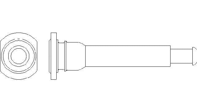 Better Brake Parts Disc Brake Caliper Bolt P/N:56529 Fits: Acura Mdx, Acura Rlx, Acura Zdx, Buick Enclave, Cadillac Xt5, Cadillac Xt6, Chevrolet Blazer, Chevrolet Traverse, Dodge Charger, GMC Acadia, Honda Pilot, Honda Ridgeline - Image 1