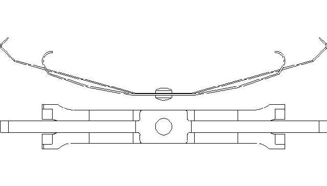 Better Brake Parts Disc Brake Pad Retaining Clip P/N:56536 Fits: Lexus Ls460 17-07, Lexus Ls600h 16-08 - Image 1
