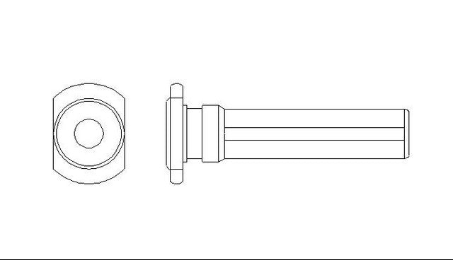 Better Brake Parts Disc Brake Caliper Bolt P/N:5657 Fits: Infiniti M30 92-90, Nissan 200sx 88-87, Nissan 280zx 83-79, Nissan 300zx 86-84, Nissan 720 86-83, Nissan D21 94-86, Nissan Maxima 88-85, Nissan Stanza 89-86 - Image 1