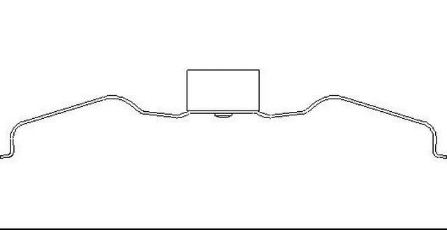 Better Brake Parts Disc Brake Pad Retaining Clip P/N:56601 Fits: Lexus Is F 14-08 - Image 1