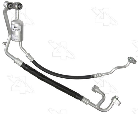 Four Seasons A/C Refrigerant Discharge / Suction Hose Assembly P/N:56659 Fits: Chevrolet Venture 00-97, Oldsmobile Silhouette 00-97, Pontiac Montana 00-99, Pontiac Trans Sport 98-97 - Image 2