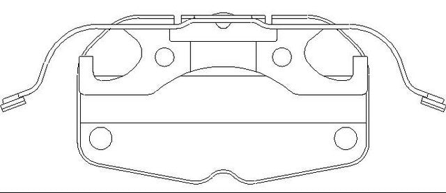 Better Brake Parts Disc Brake Caliper Support Spring P/N:56683 Fits: BMW X5 18-11, BMW X6 19-08 - Image 1