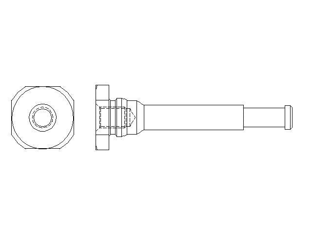 Better Brake Parts Disc Brake Caliper Bolt P/N:56701 Fits: Chrysler TOWN &amp; COUNTRY 16-12, Chrysler Voyager 24-20, Dodge Grand Caravan 20-08, Dodge Journey 20-12, Ram C/v 15-12, Volkswagen Routan 14-12 - Image 1