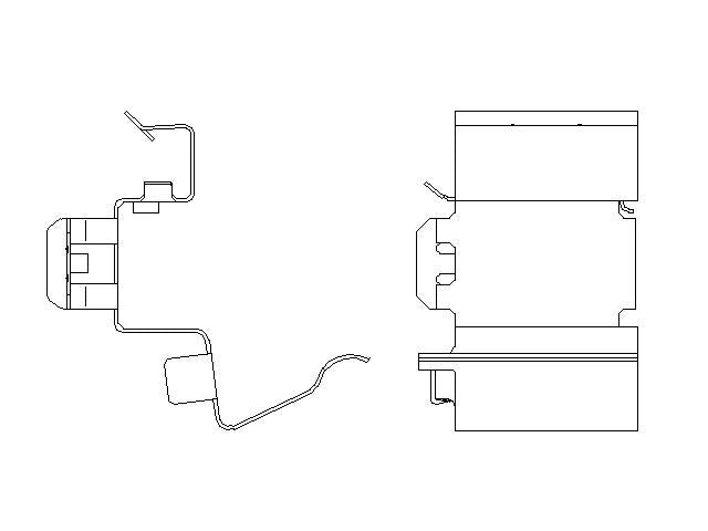 Better Brake Parts Disc Brake Pad Retaining Clip P/N:56733 Fits: BMW 330i, BMW 330i Xdrive, BMW 430i, BMW 430i Gran Coupe, BMW 430i Xdrive Gran Coupe, BMW Z4, Dodge Durango, Ford F-250 Super Duty, Ford F-350 Super Duty, Ford F-450 Super Duty - Image 1