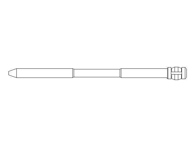 Better Brake Parts Disc Brake Caliper Pin P/N:56743 Fits: Mercedes-benz Cla45 Amg 19-14, Mercedes-benz Cls550 18-12, Mercedes-benz E550 14-12, Mercedes-benz Slc43 Amg 20-17, Mercedes-benz Slk55 Amg 16-12 - Image 1