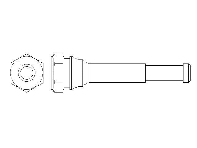 Better Brake Parts Disc Brake Caliper Bolt,Disc Brake Caliper Pin P/N:56759 Fits: Buick Encore, Buick Verano, Cadillac Ats, Chevrolet Cruze, Chevrolet Cruze Limited, Chevrolet Sonic, Chevrolet Trax, Chevrolet Volt, Jeep Gladiator, Jeep Wrangler - Image 1