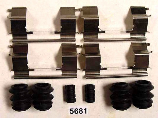 Better Brake Parts Disc Brake Hardware Kit P/N:5681K Fits: Chrysler Pacifica 08-04, Ford Crown Victoria 11-03, Lincoln Aviator 05-03, Lincoln Town Car 11-03, Mercury Grand Marquis 11-03, Mercury Marauder 04-03 - Image 1