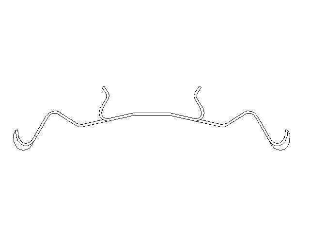 Better Brake Parts Disc Brake Pad Retaining Clip P/N:56832 Fits: Ford Mustang 20-15 - Image 1
