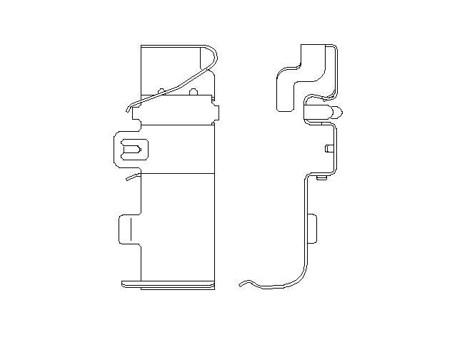 Better Brake Parts Disc Brake Pad Retaining Clip P/N:56876 Fits: Hyundai Sonata 24-20, Kia K5 23-21 - Image 1