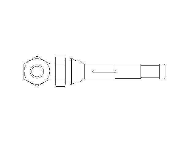 Better Brake Parts Disc Brake Caliper Bolt P/N:56888 Fits: Mazda 3 24-19 - Image 1