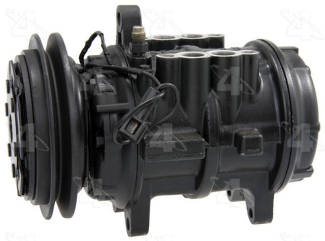 Four Seasons A/C Compressor P/N:57103 Fits: Dodge B150 1985, Dodge B250 1985, Dodge D100 1985, Dodge D150 1985, Dodge D250 1985, Dodge D350 1985, Dodge Mini Ram 1984, Dodge W100 1985, Dodge W150 1985 - Image 1