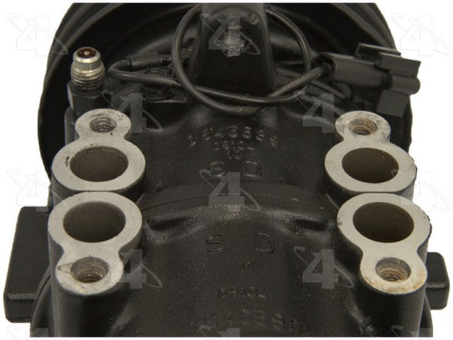 Four Seasons A/C Compressor P/N:57104 Fits: Chrysler E Class, Chrysler Executive Limousine, Chrysler Executive Sedan, Chrysler Lebaron, Chrysler New Yorker, Chrysler TOWN &amp; COUNTRY, Dodge 600, Dodge Aries, Dodge Caravan, Dodge Grand Caravan - Image 2