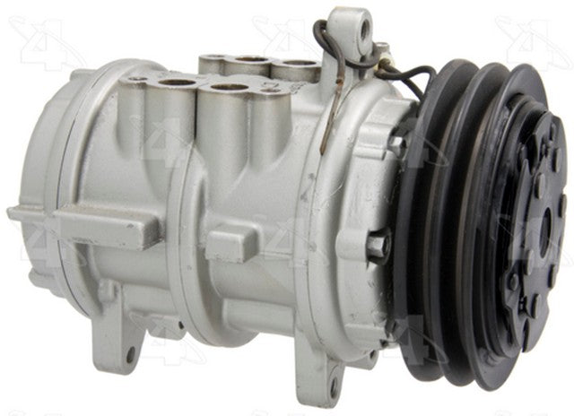Four Seasons A/C Compressor P/N:57105 Fits: Chrysler E Class 1983, Chrysler Lebaron 83-82, Chrysler TOWN &amp; COUNTRY 83-82, Dodge 400 83-82, Dodge 600 1983, Dodge Aries 83-81, Plymouth Reliant 83-81 - Image 1